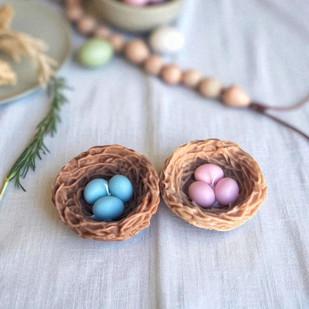 Easter Nest Candle with Mini Eggs