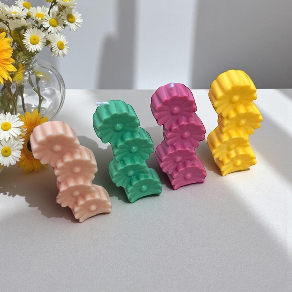 Daisy Flower Candles