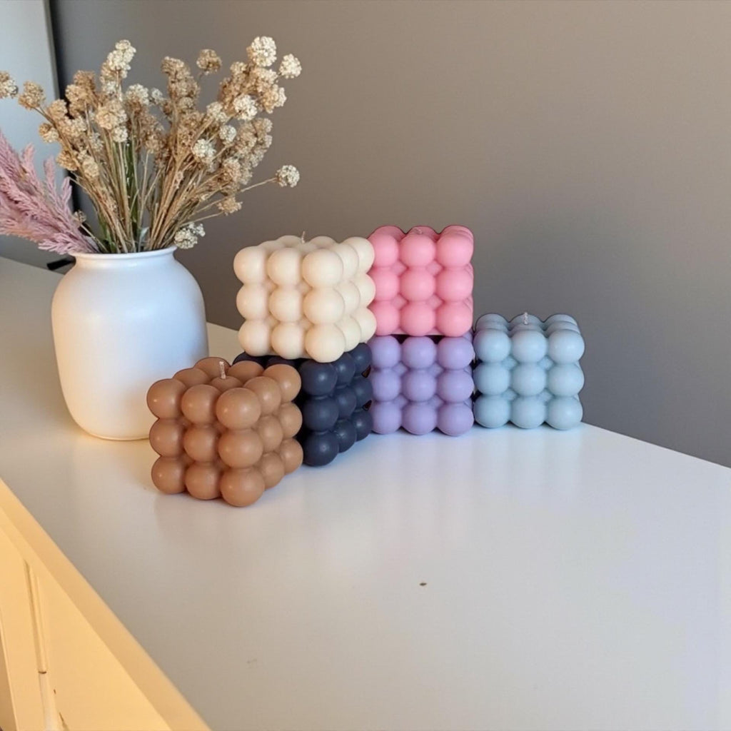 Bubble Cube Candle