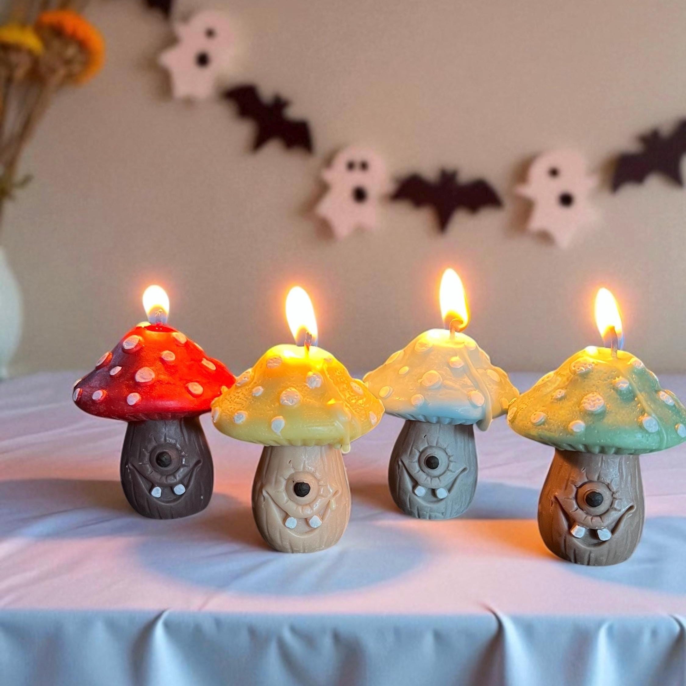 Handmade Mushroom Candle