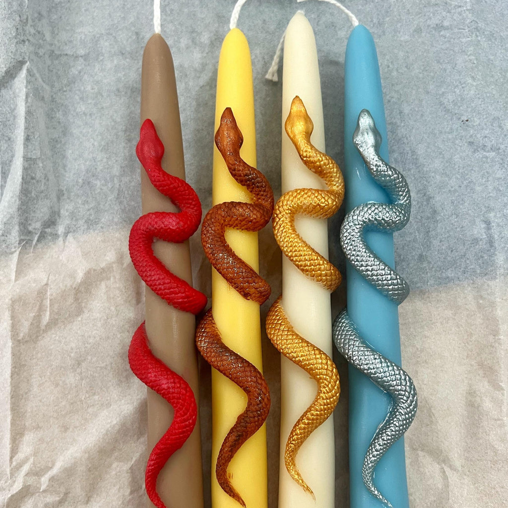 Classic Snake Taper Candle