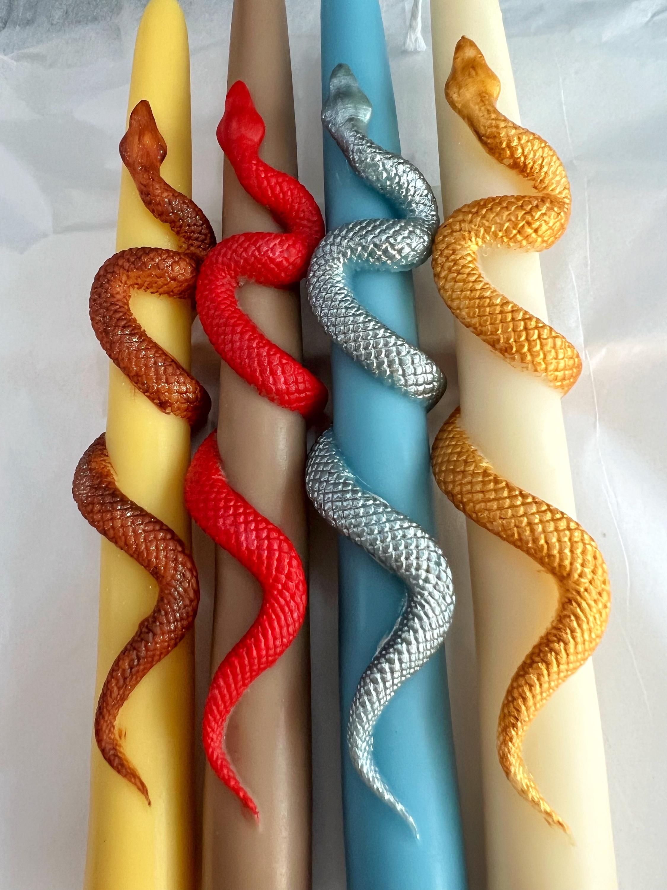 Classic Snake Taper Candle
