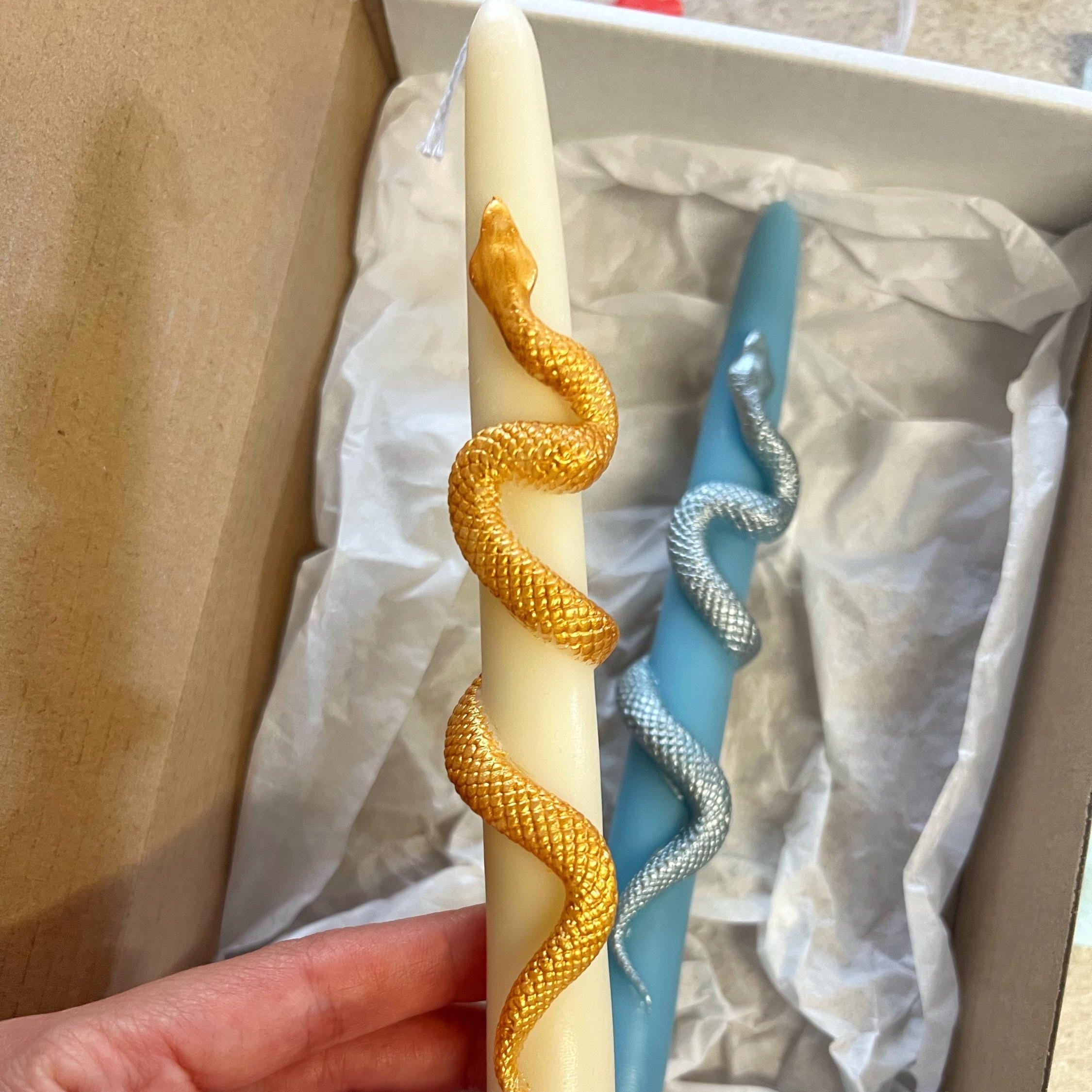 Classic Snake Taper Candle